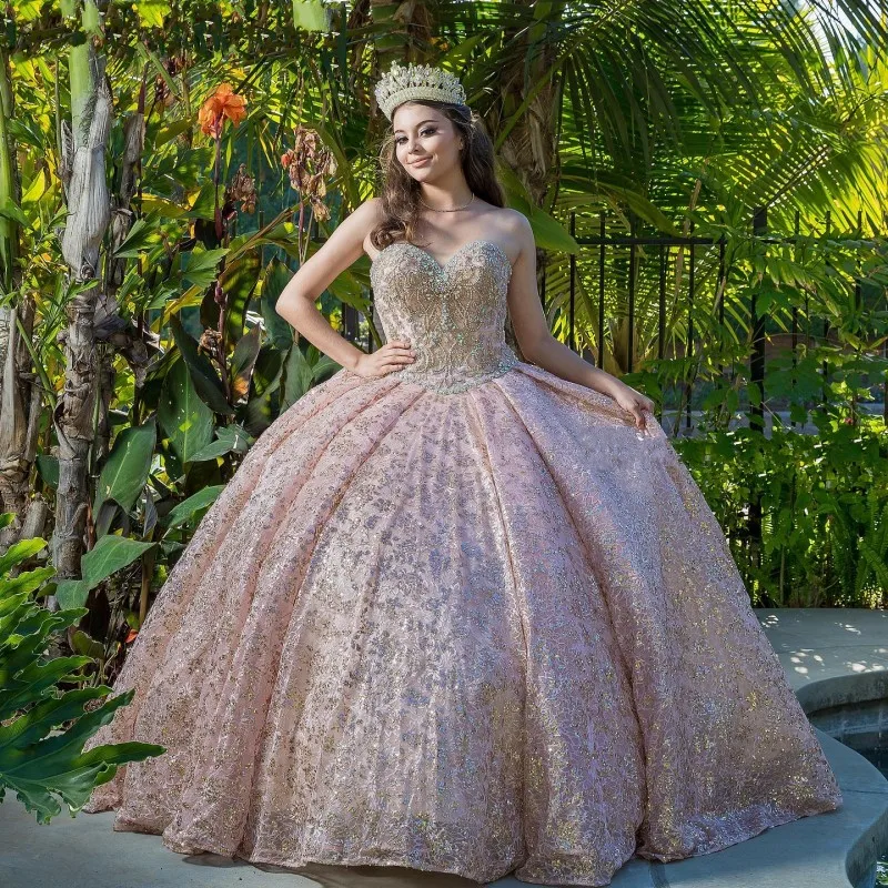 

Princess Quinceanera Dress with Bow Lace Puffy Skirt Sweet 16 Dress Custom Made Pageant Gowns vestidos de 15 años 2020