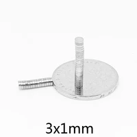 100pcs 3x1 mini small round magnets n35 neodymium magnet disc 3x1mm permanent powerful magnets strong 31