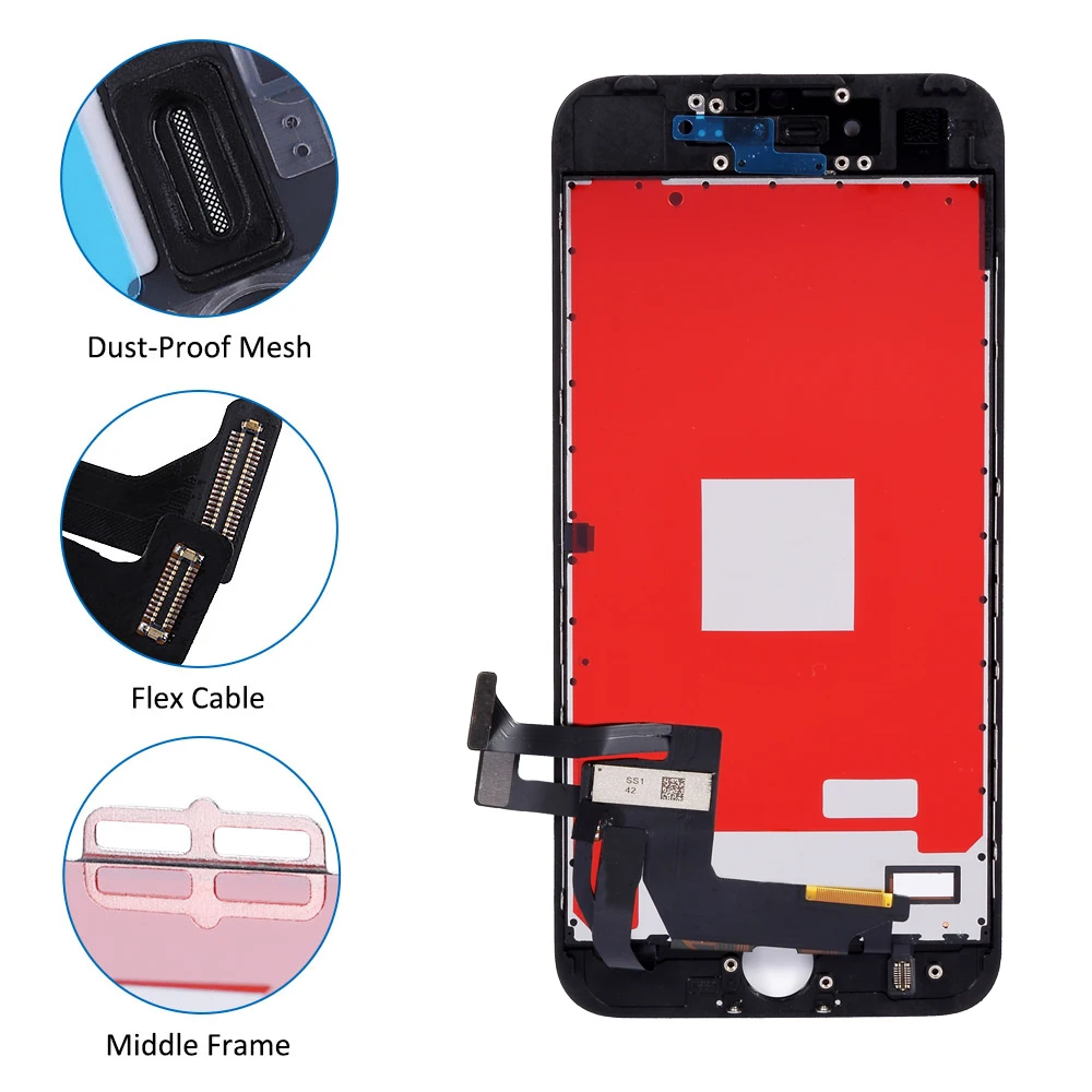 ЖК-дисплей в сборе 2 шт. 3 шт./лот цена для iPhone оптовая продажа дисплей сенсорный