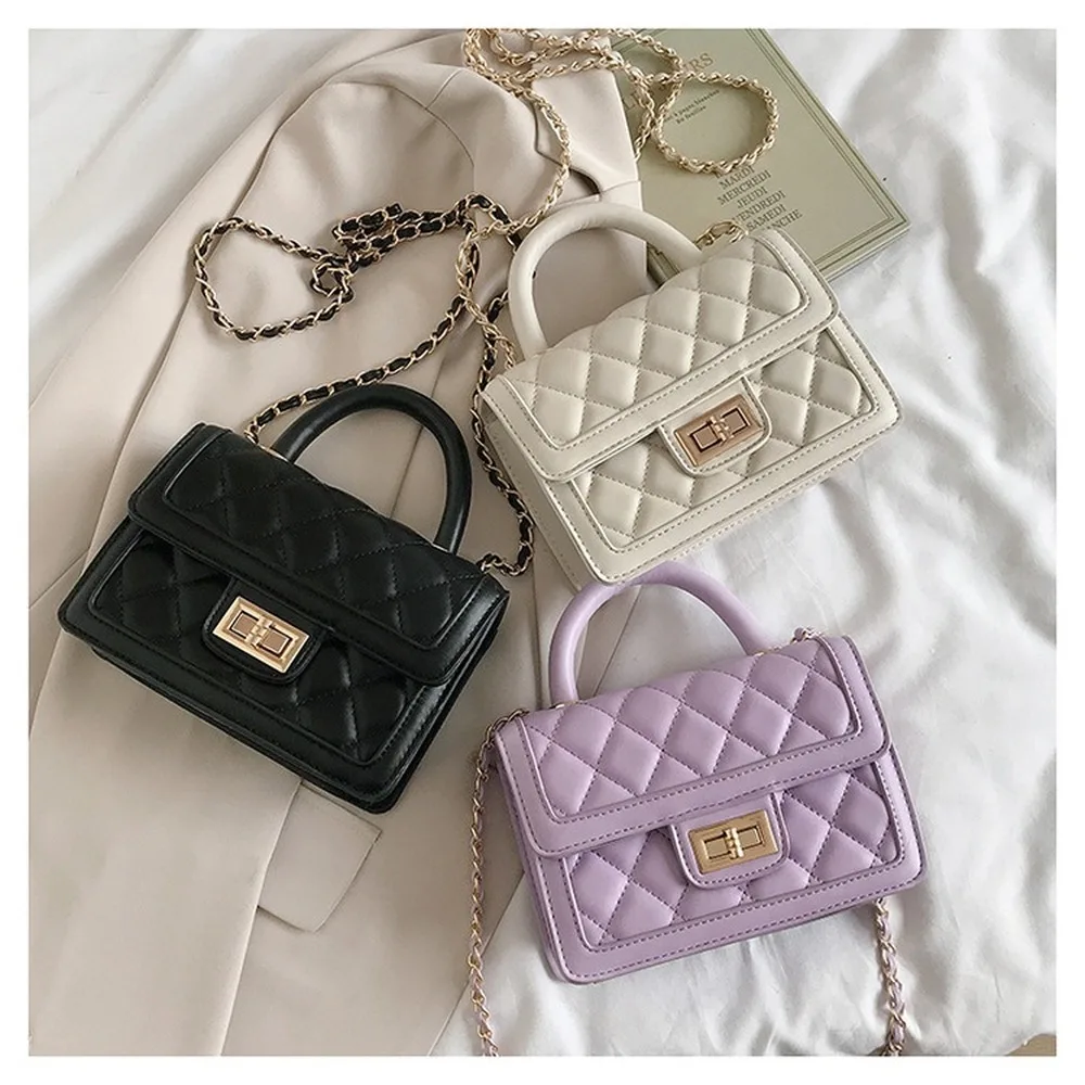 Качественные кожаные женские сумки на ремне с цепочкой маленькие для женщин