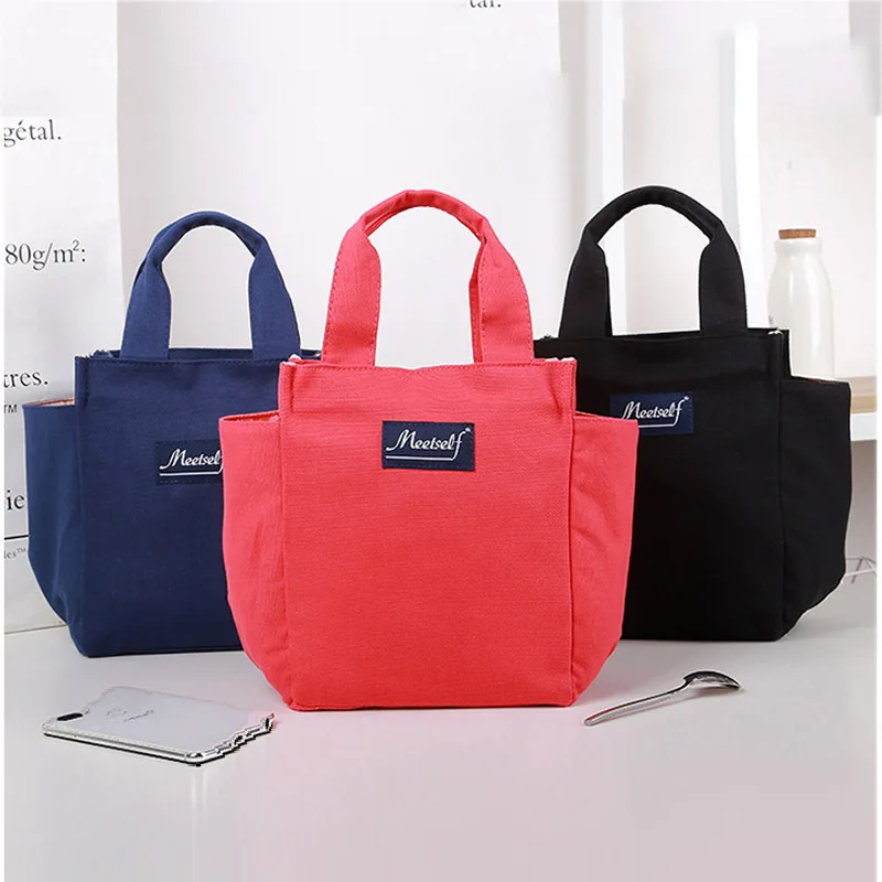 Модная женская Холщовая Сумка маленькая сумка на молнии Повседневная для обеда