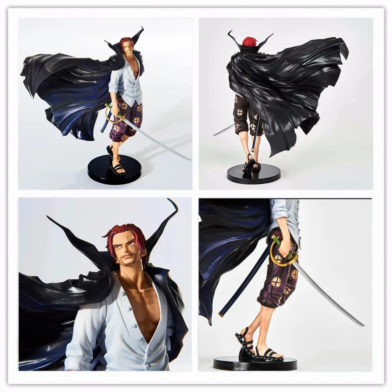 Фигурка Аниме One Piece 19 см Shanks Grand Line Битва за купол ПВХ экшн-фигурка из красных