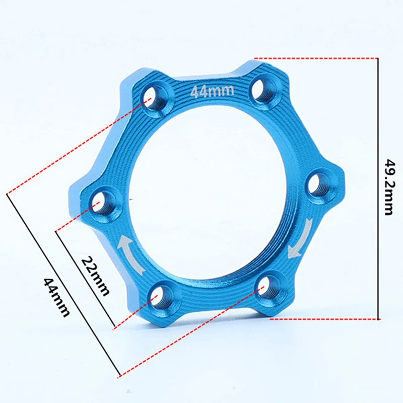 

Screw Bicycle Flange Adapter Threaded Disc Base Aluminum Alloy Supplies