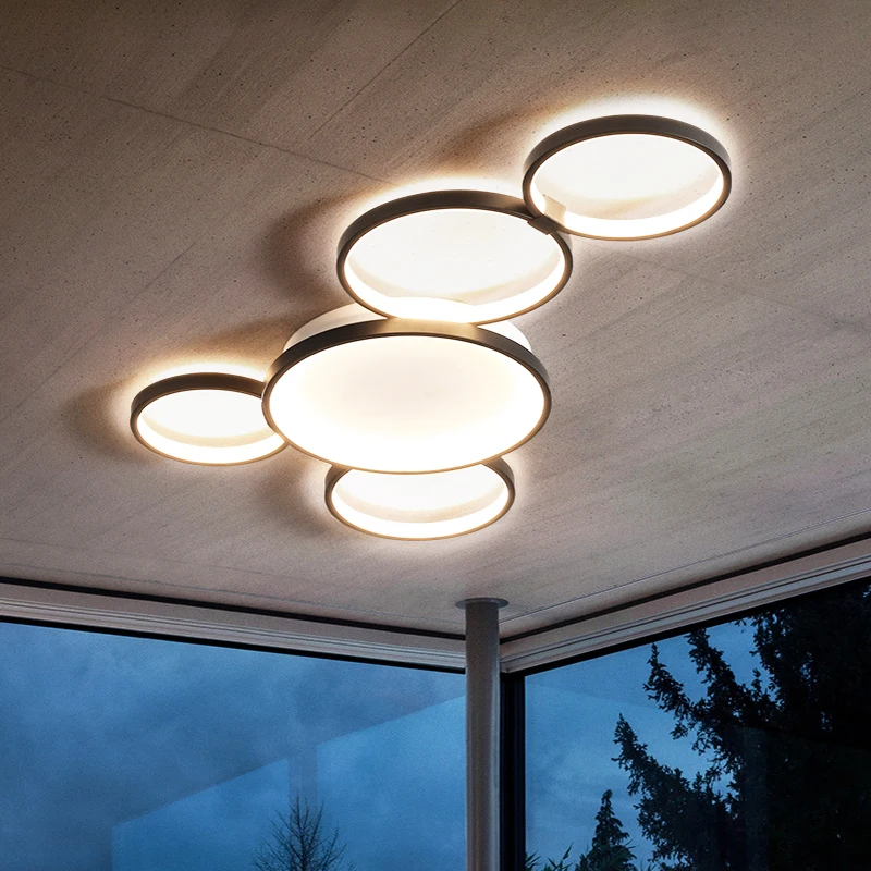 Lámpara de techo LED moderna de estilo nórdico para sala de estar, candelabro para dormitorio, restaurante, accesorios de iluminación para interior de Hotel