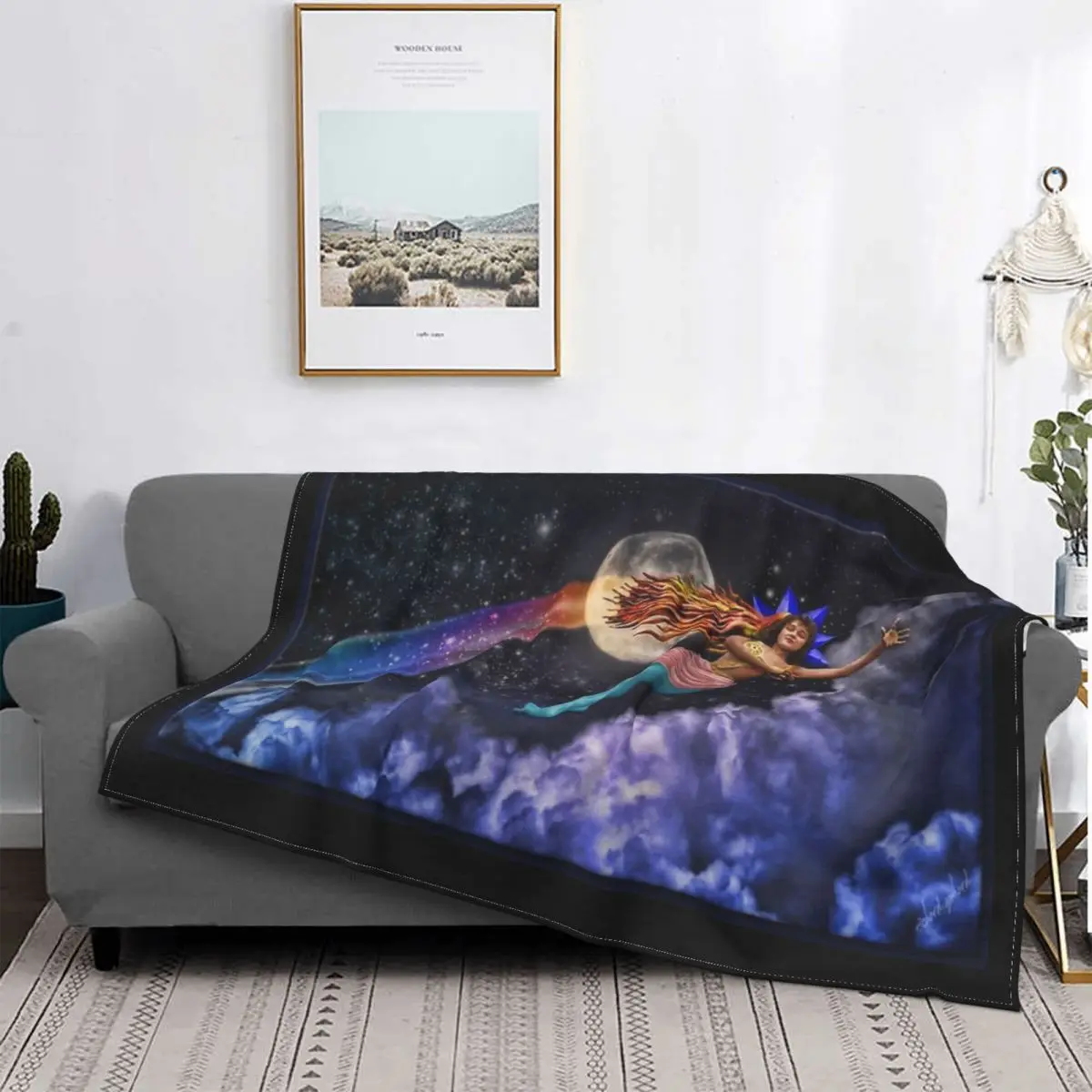 Manta de la estrella fugaz de Georges, colcha de cama a cuadros, edredones, manta Kawaii, colcha de verano