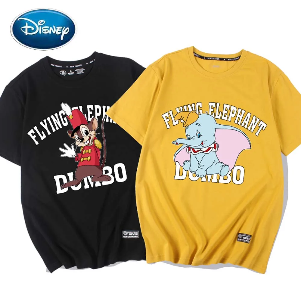 Футболка Дисней Dumbo Mouse Elephant с мультяшным принтом буквами шикарный модный женский