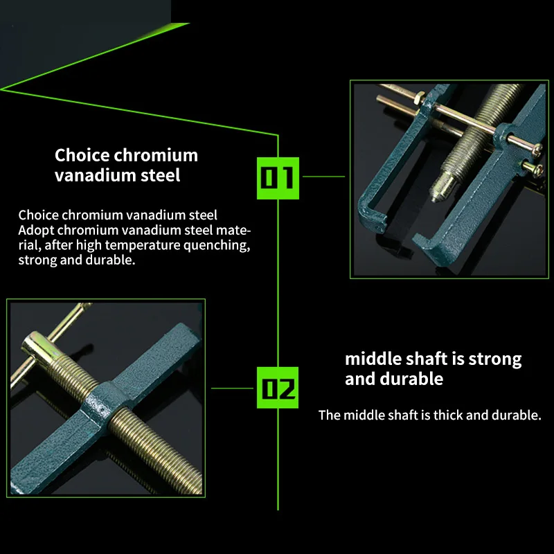 3 дюйма 2 челюсти Съемник механик подшипник руля колеса экстрактор инструмент