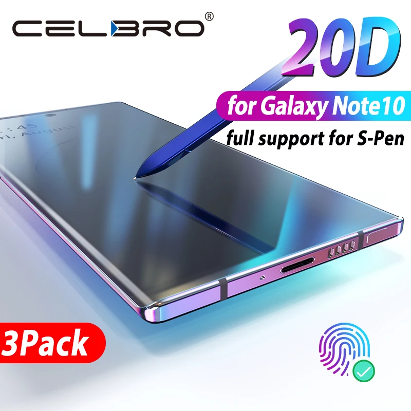 Мягкая Гидрогелевая Передняя пленка для samsung Galaxy Note 10 Plus Защитная переднего