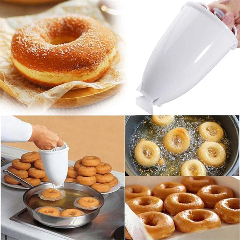 

1Pc DIY Dessert Donut Making Tool Donut Making Artifact Milking Machine Creative Baking Tools Kitchen Dessert Gadget Accessoires