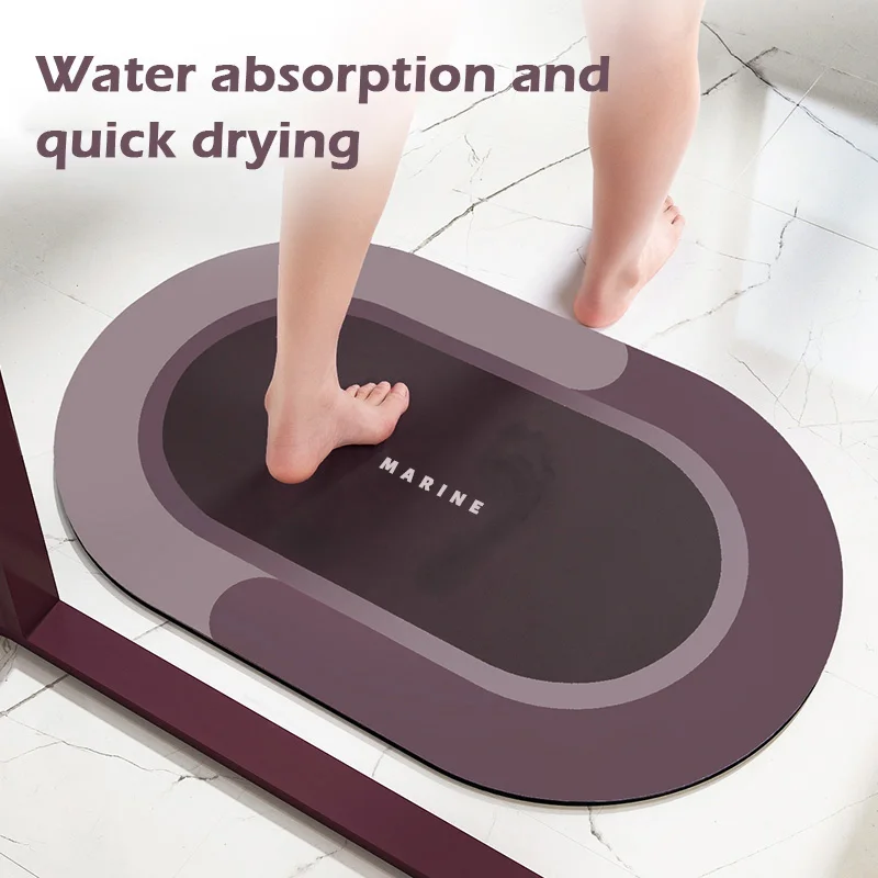 napa skin super absorbent bathroom mat quick drying bath carpet modern non slip entrance door mat home oil proof kitchen mat free global shipping
