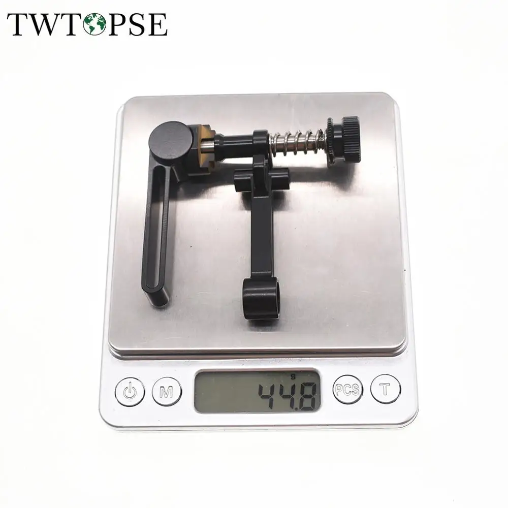 

TWTOPSE Bike Seatpost Clamp For Brompton Folding Bike Bicycle British Flag Seat Post Quick Release Clamp Titanium Axle Accessory