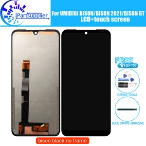 ЖК-дисплей и сенсорный экран UMIDIGI BISONBISON 2021, 100% оригинал, проверенный ЖК-дигитайзер, замена стеклянной панели для UMIDIGI BISON GT