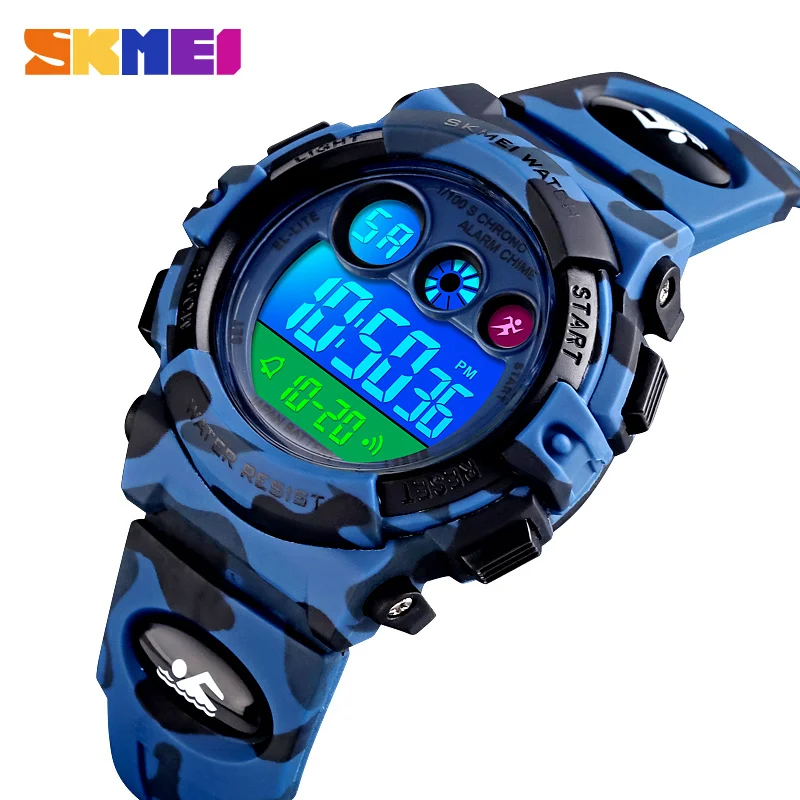 2 Time Kids Sport Watches 50m Waterproof Wristwatch For Boys