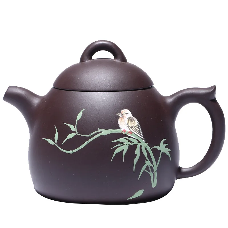

Yixing purple clay teapot tea set famous hand teapot raw ore purple clay Qingqu Qinquan teapot