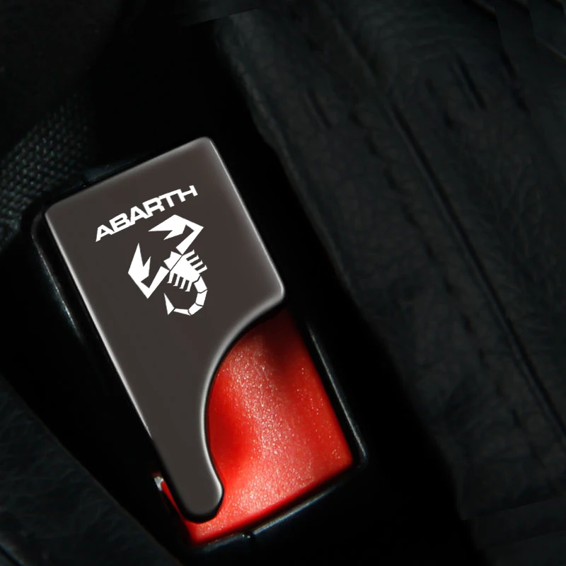 Для Fiat Abarth 595 500 abarth 124 spider пряжки ремня безопасности Автомобильная сигнализация