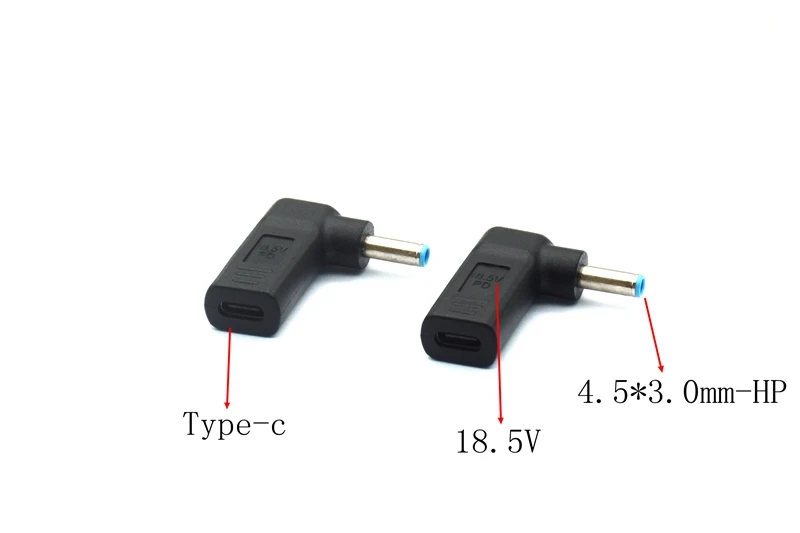 Dc USB Type C Женский на 4 5*3 0 5x3 мм со штырьковой вилкой Конвертер Разъем питания