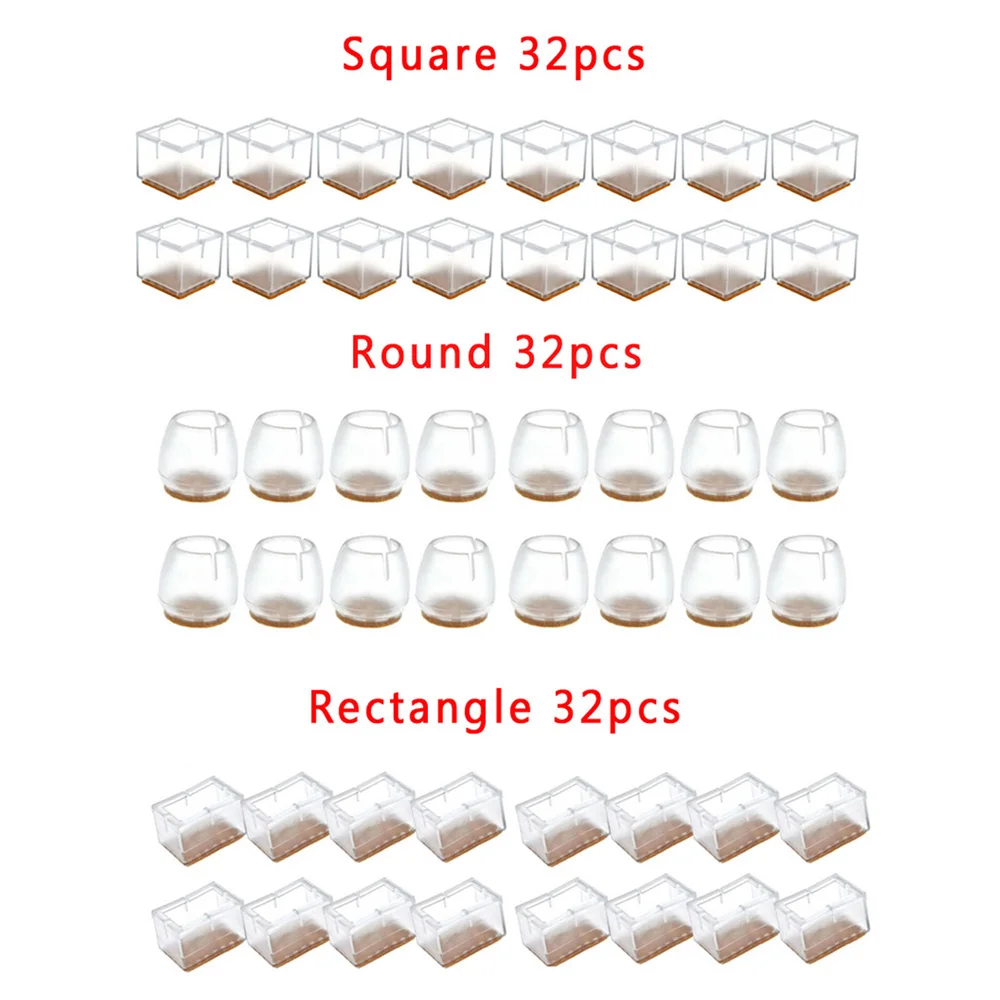 

Foot Feet Cover Silicone Pad Protect Furniture.Feet Cover Accessory 32pcs
