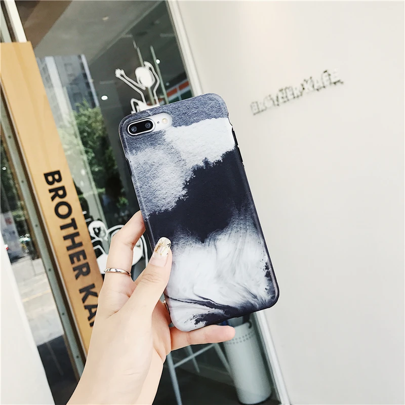 Exhard High Quality IMD Soft Phone Case For iPhone 11 Pro XS MAX XR X 8 7 6 6S Plus Landscape Painting Cover Shell Fundas |