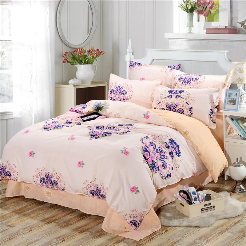 Single Queen King Double Size Duvet Cover Pillowcase 3pcs Sets Soft Cotton Bedding Kids Child Bed Linen 180x220 200x230 220x240 | Дом и сад