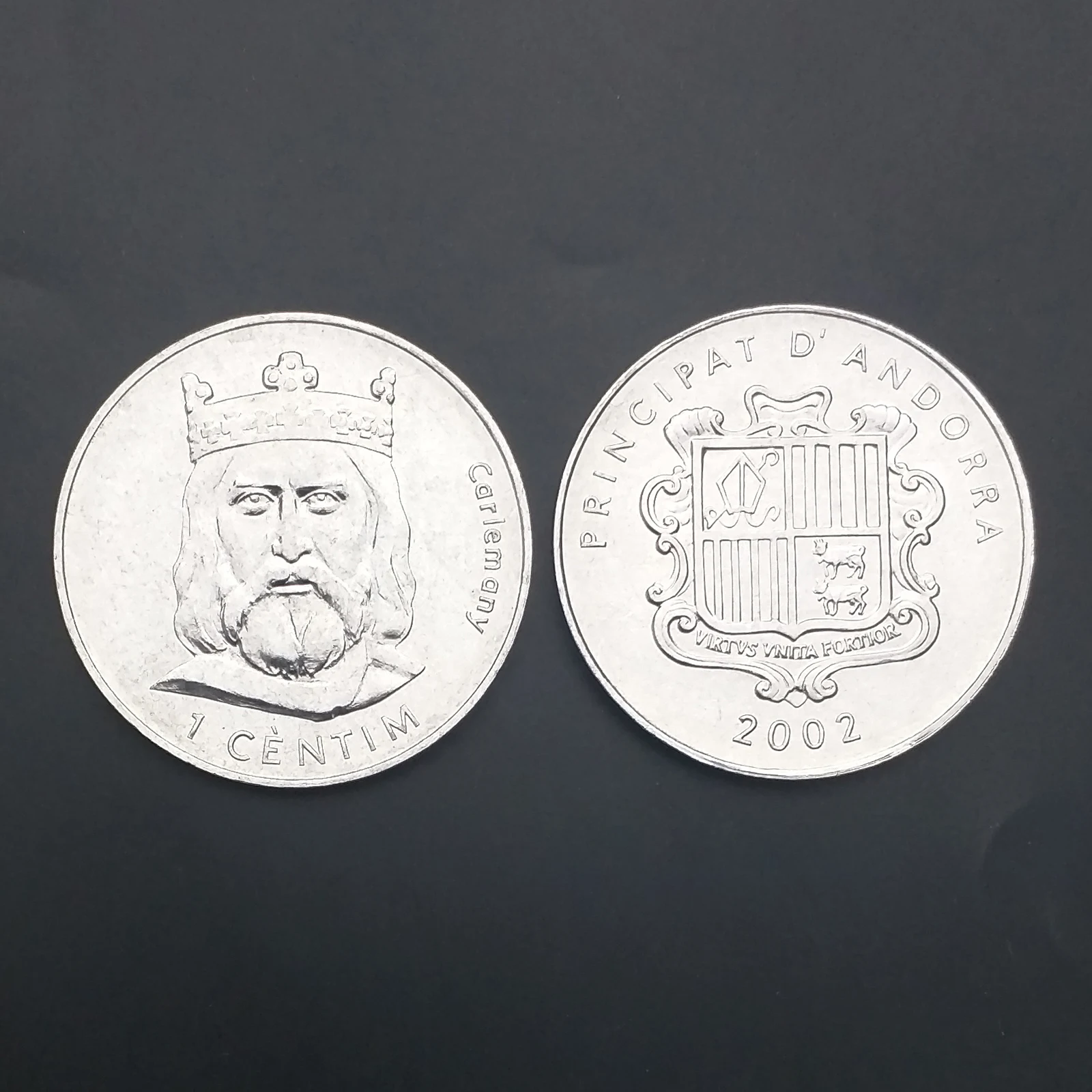 Andorra 1 Centime 2002 100% настоящая оригинальная монета коллекция монет Для памятных