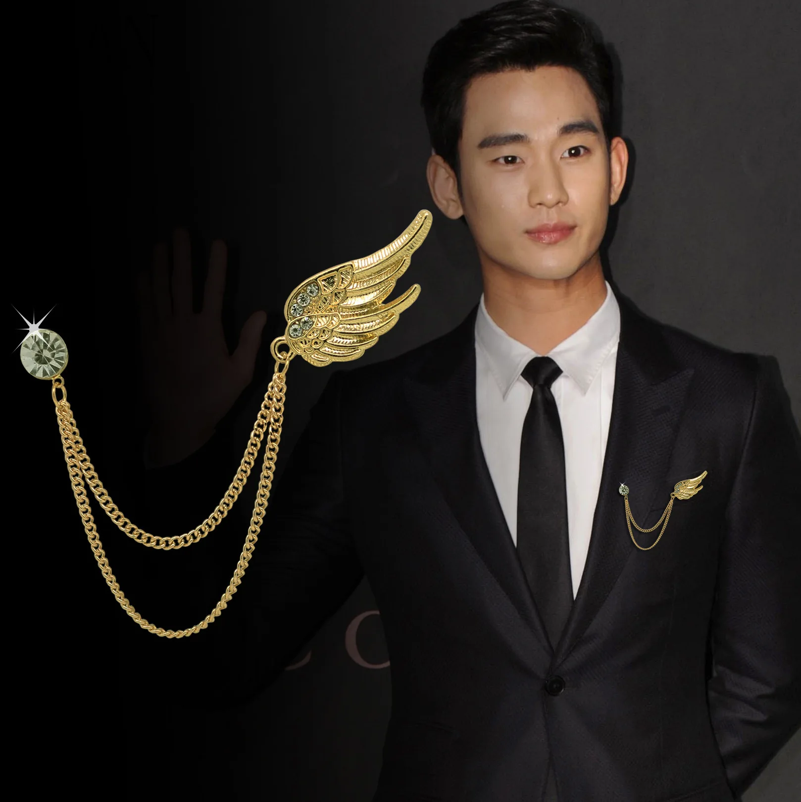 Корейский стиль украшение для воротника Женская булавка аксессуары мужчин |