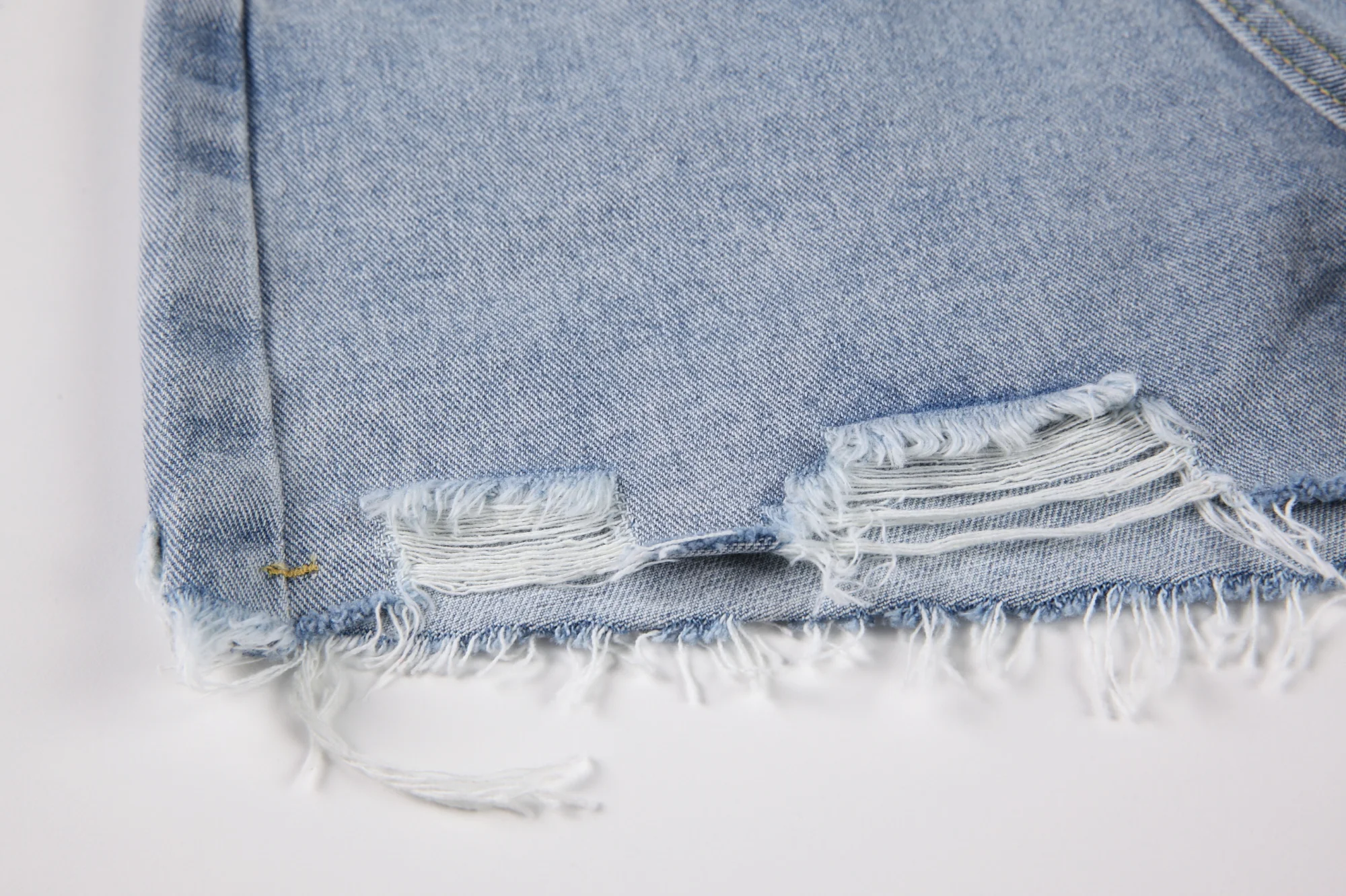 

Tassel Belt Denim Shorts Women's Thin High Waist Thin Shorts Summer Loose Hotpants