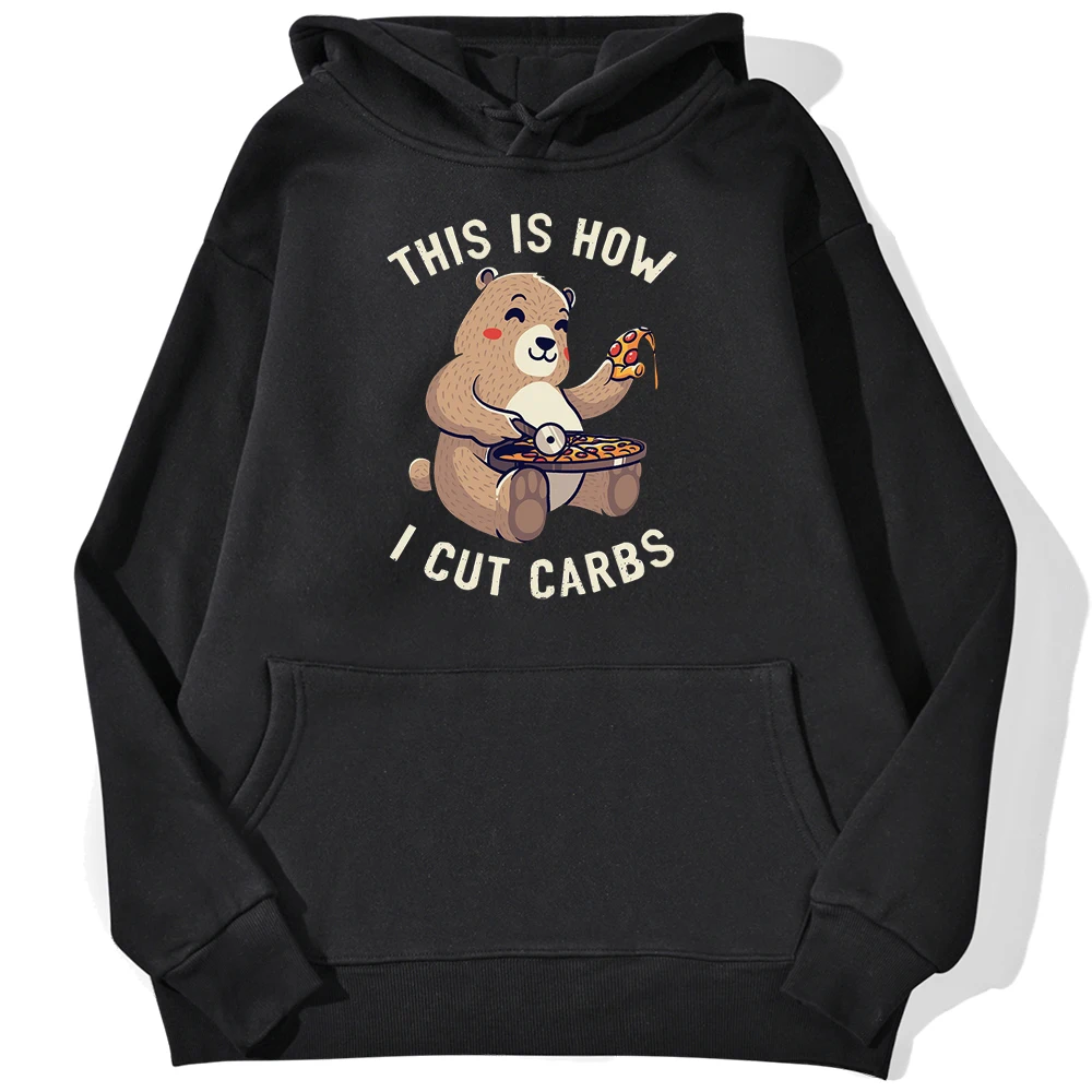 

This Is How I Cut Carbs Print Hoodies Women Sport Casual Streetwear Skin Friendly Cool Sweatshirt Loose Hot Sale Hoodie Female