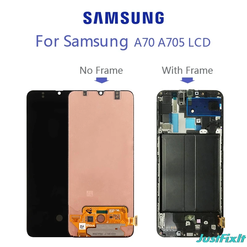 Оригинальный 100% супер AMOLED для Samsung Galaxy A70 A705DS LCD A705 A705F SM ЖК экран дигитайзер|Экраны