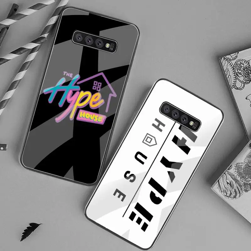 

The Hype House Phone Case Tempered Glass For Samsung S20 Plus S7 S8 S9 S10 Plus Note 8 9 10 Plus