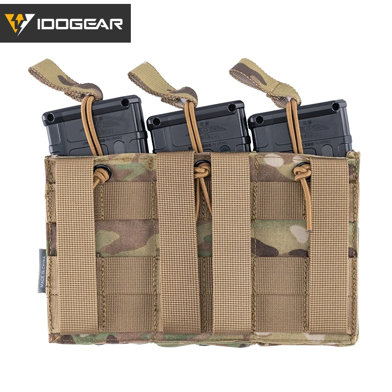 IDOGEAR Тактический 5 56. 223 подсумок для журналов MOLLE модульный тройной Открытый верх