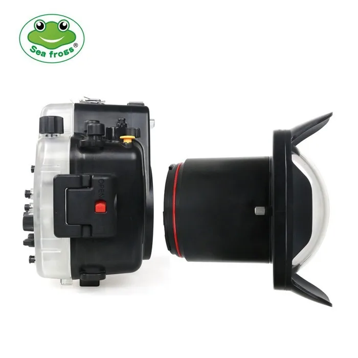 Подводный водонепроницаемый чехол SeaFrogs 40 м/130 футов для Canon 5D mark IV III 5D3 5D4 w/ Fisheye