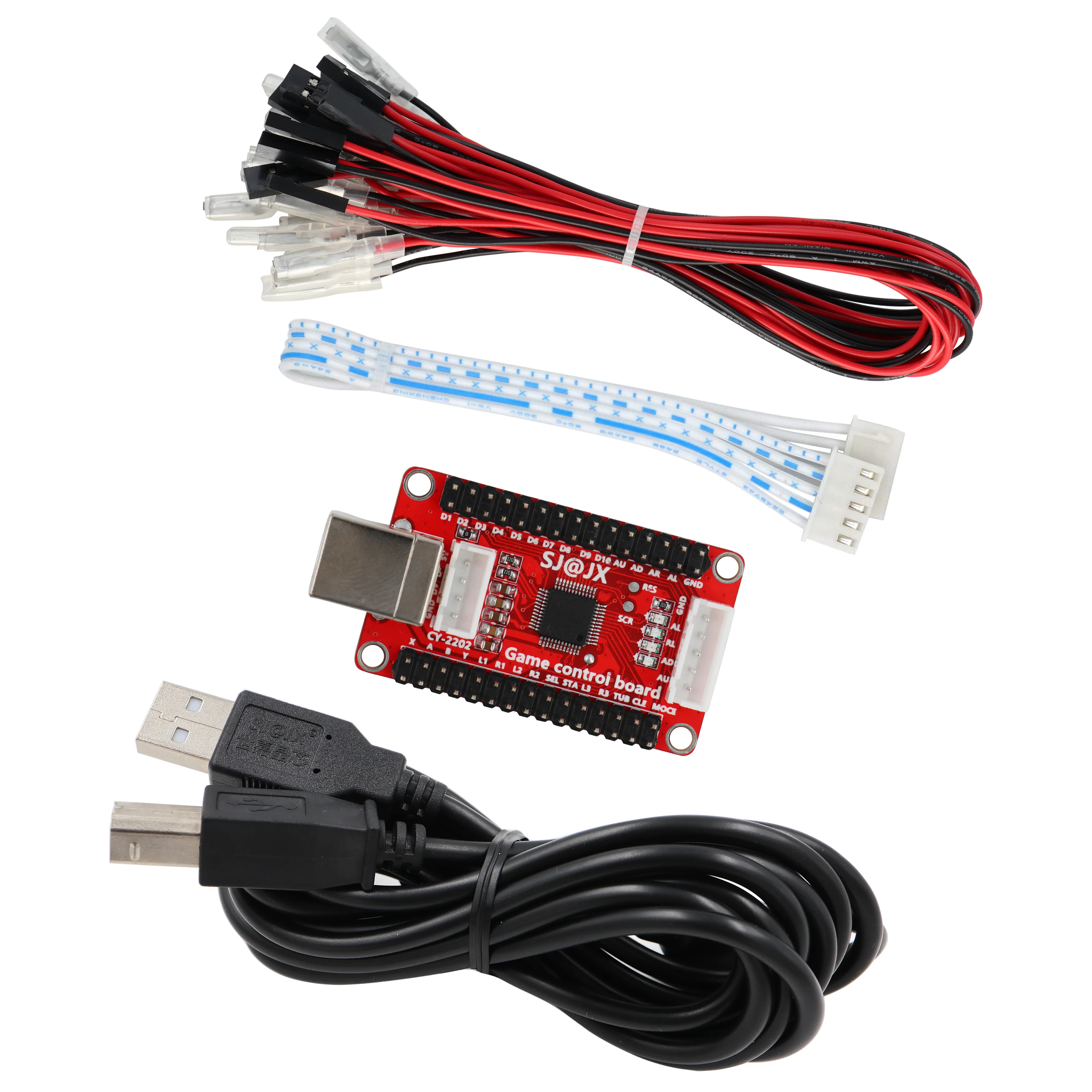 USB энкодер SJ @ JX для аркадных игр плата с нулевой задержкой джойстик контроллер