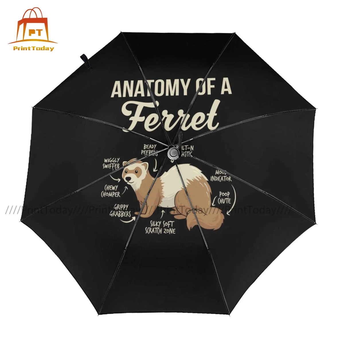 

Badger Umbrella Windshield Auto Umbrella Elegant Print Portable Camping Umbrella