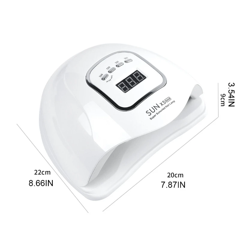 GXMC 150W Gel UV Nail Fast Dryer Nails Polish Curing Lamp with 4 Timer Setting Auto Sensor for Fingernail Toenail Machine | Красота и