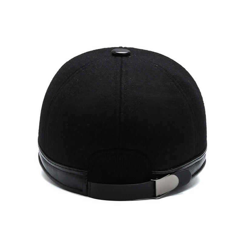 Новинка зимняя бейсболка EAGLEBORN Русская Шапка шерстяная мужская шапка с язычком