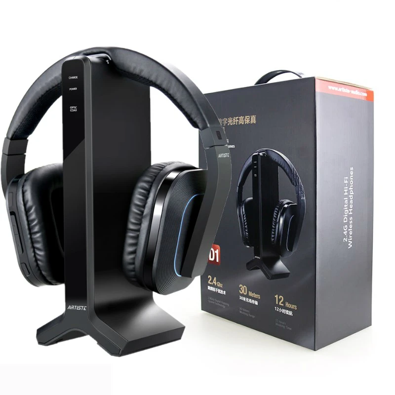 Для беспроводных ТВ наушников D1 с цифровым передатчиком 2 4G беспроводная