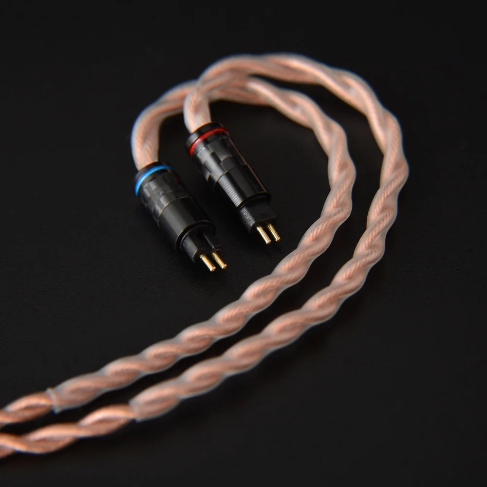 NiceHCK 4 Core 4N OFHC высокой чистоты провод из бескислородной Медь кабель 3 5/2 5/4 мм MMCX/2Pin
