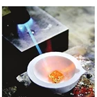 Контейнер для литья ювелирных изделий из золотистогосеребристого металла, 100 г, высокотемпературный кварцевый тигель для плавления, блюдо, чаша, кастрюля, литье