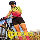Женская одежда для триатлона, спортивный костюм, Трикотажный костюм для езды на велосипеде, велосипедный костюм Lislinda Roupa Ciclismo, комплект трико для команды