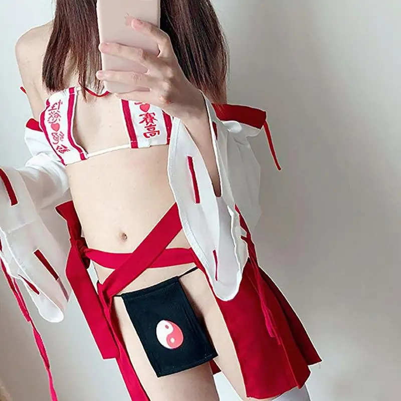 Женское японское нижнее белье для косплея ведьмы аниме модная униформа