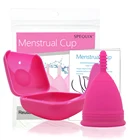 Медицинская силиконовая менструальная чаша SPEQUIX, Женская гигиена, силиконовая Женская чаша, Женская менструальная чаша с коробкой