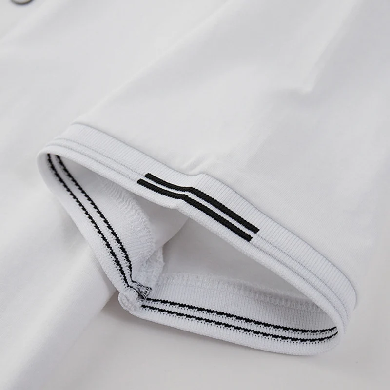 

iSurvivor 2021 Men Spring Summer Turn Down Collar Cotton T Shirts Tees Tops Hombre Male Casual Fashion Slim Fit T Shirts Men