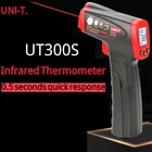 Портативный лазерный инфракрасный термометр UNI-T UT300S, функция , двойной дисплей (в реальном временимаксимум, в реальном времениминимум)