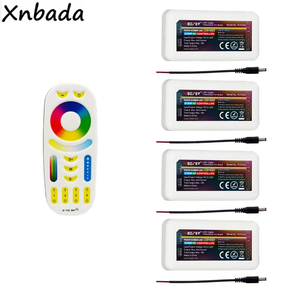 MiBoxer 2 4G RGB CCT Led управление ler Milight RF RGBWW сенсорный экран пульт дистанционного