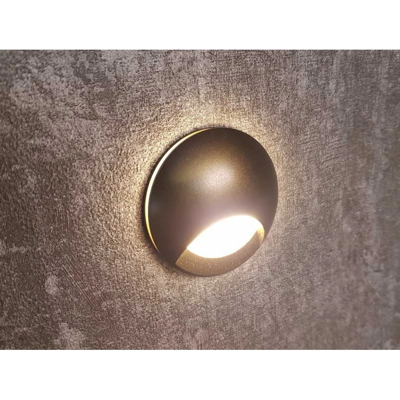 Recessed led round light stage lighting warm white 3W | Освещение
