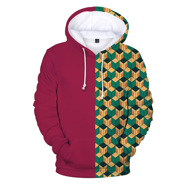 

2021 new autumn/winter 3D printed hoodie women's clothing men's Korean style men's sweatshirts