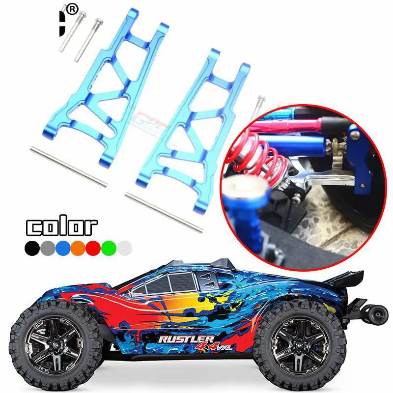 

Trax XO-1/Bigfoot/Rally/Rustler/Slash4WD aluminum alloy front and rear compatible lower A arm #3655