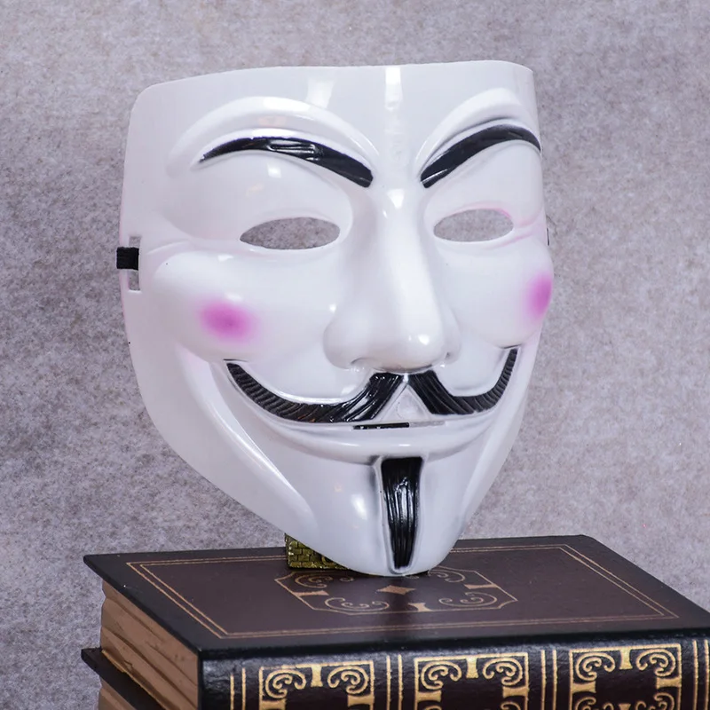 

Halloween Adult V for Vendetta Mask Anonymous V Face Face Masquerade Fancy Costume Accessory Party Cosplay Guy Fawkes Masks