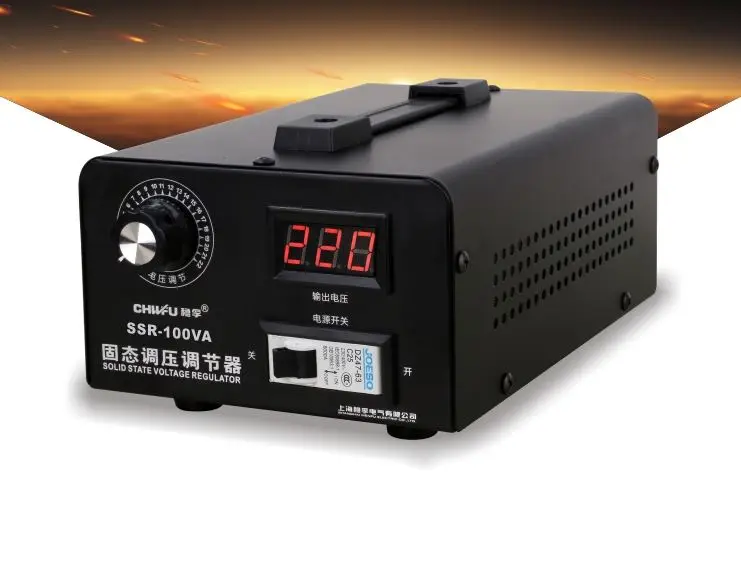 

Single-phase AC 220V solid-state voltage regulator electronic thyristor voltage regulator 10KW SSR-100VA