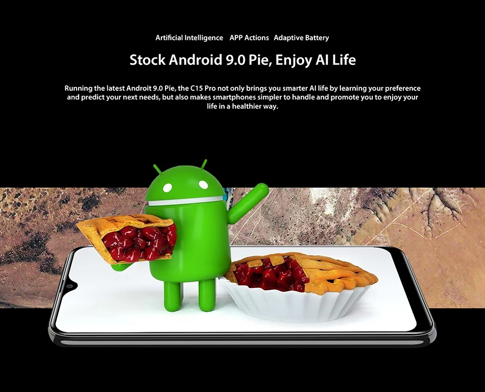 Мобильный телефон OUKITEL C15 Pro 6,088 ''MT6761 2GB+ 16 GB/3 GB+ 32 GB, отпечаток пальца, распознавание лица, 4G смартфон 2,4G/5G, WiFi, экран капли воды